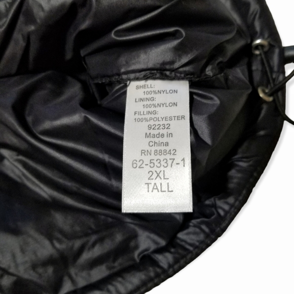 KingSize Lightweight Black and Blue Jacket Man's Size 2XL Tall - Picture 9 of 9